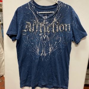 Men’s v-neck Affliction Tee Shirt
